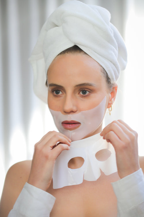 Mascarilla de hidrogel con colágeno y ácido hialurónico Bambi Skinlab