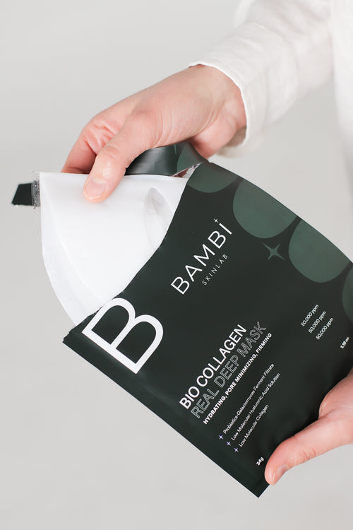 Mascarilla de hidrogel con colágeno y ácido hialurónico Bambi Skinlab